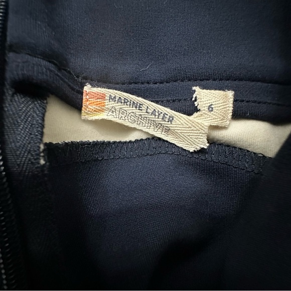 Marine Layer Archive Jordan Ponte Pant
SZ 6 Navy Red White Colorblock EUC - Picture 2 of 9